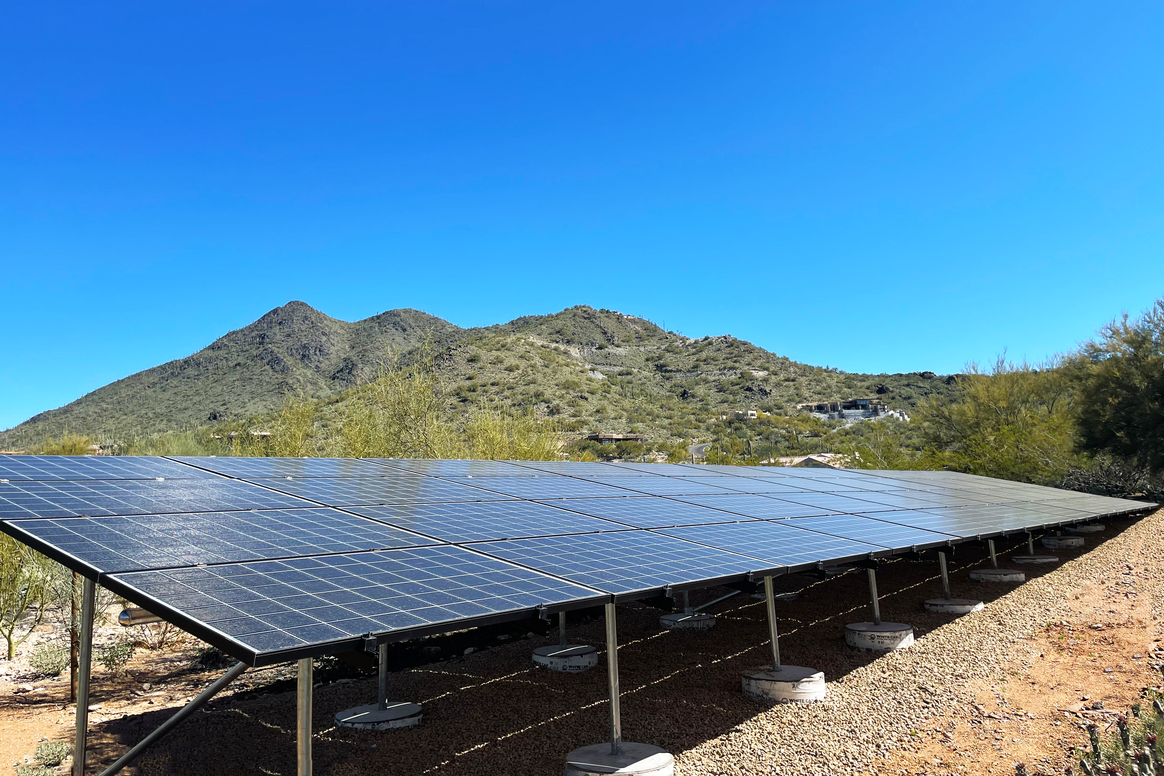 cave creek ground mount solar 2 ground mounted solar and mountains