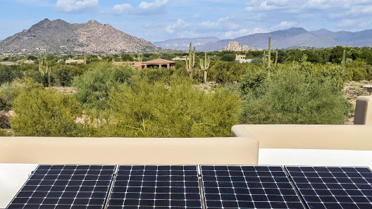 home with solar in carefree arizona
