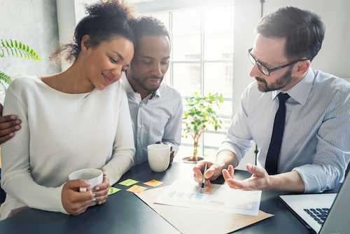 couple talking to tax advisor