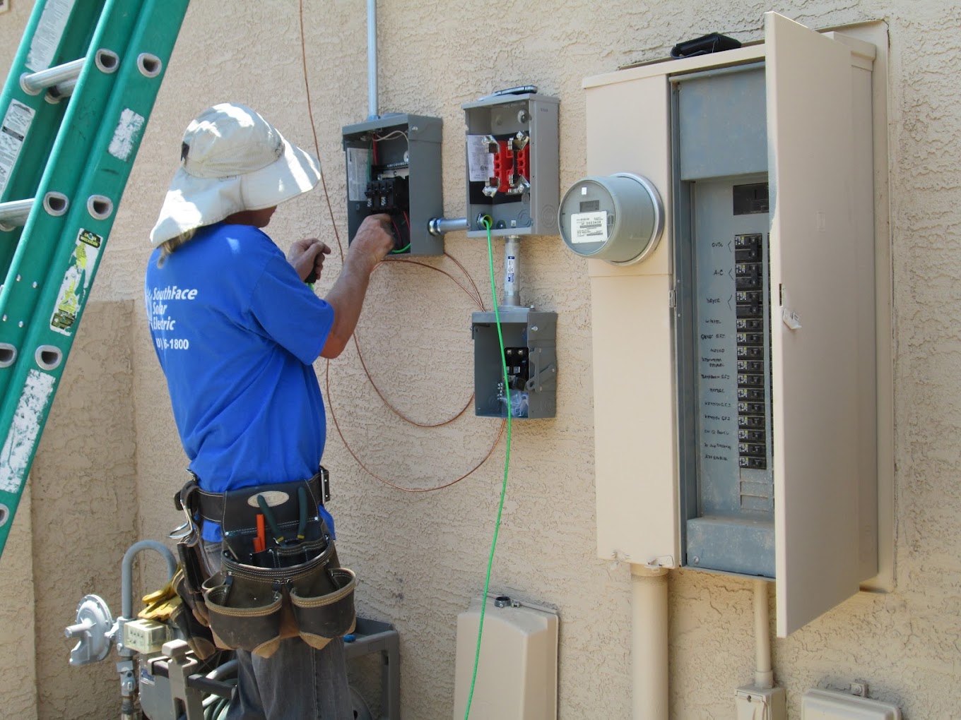 External electrical panel on Arizona home